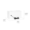 3 Tier Desk Organizer with USB Port - White